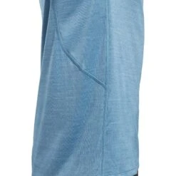 Reebok Melange Tee - Steely Blue -Fitness-Mode Winkel reebok melange tee steely blue 5 1369614