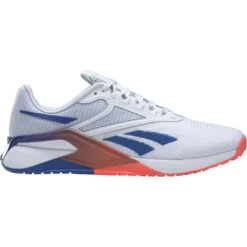 Reebok Nano X2 Men's Fitness Shoes - Ftwr White/vector Blue/orange Flare