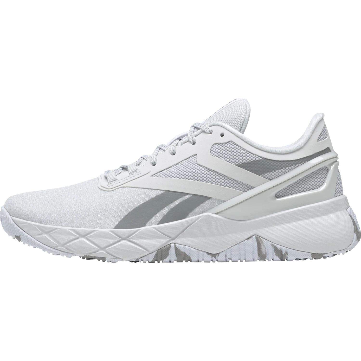 Reebok Nanoflex Training Women's Fitness Shoes - Cold Grey 1/ftwr White/pure Grey 4 4 Reebok Nanoflex Training Women's Fitness Shoes - Cold Grey 1/ftwr White/pure Grey 4 - Afbeelding 2