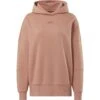 Reebok Studio Lux Women's Oversized Hoodie Pullover - Canyon Coral -Fitness-Mode Winkel reebok studio lux women s oversized hoodie pullover canyon coral 1 1116872