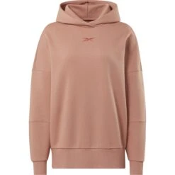 Reebok Studio Lux Women's Oversized Hoodie Pullover - Canyon Coral
