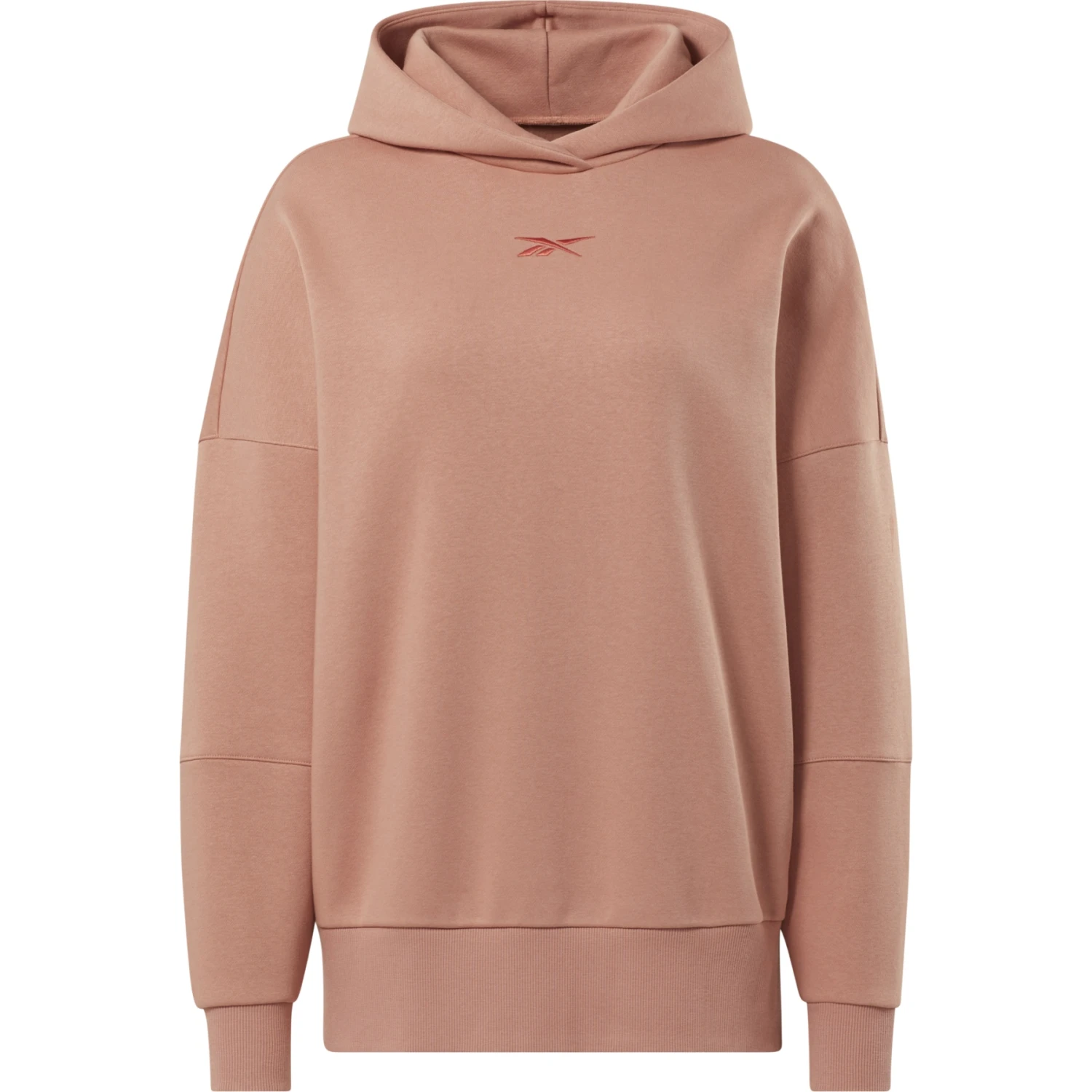 Reebok Studio Lux Women's Oversized Hoodie Pullover - Canyon Coral 3 Reebok Studio Lux Women's Oversized Hoodie Pullover - Canyon Coral