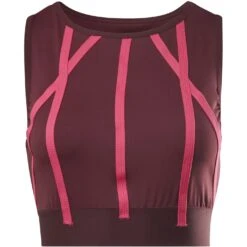 Reebok Studio Taped Tank Women's Singlet - Maroon