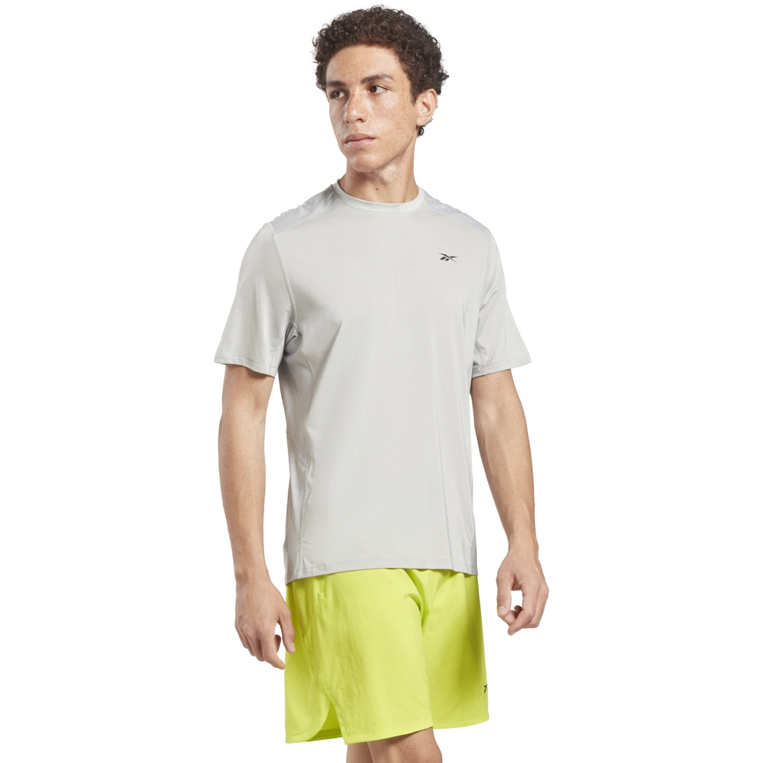 Reebok TS AC Solid Athlete Tee - Pure Grey 4 Reebok TS AC Solid Athlete Tee - Pure Grey - Afbeelding 2
