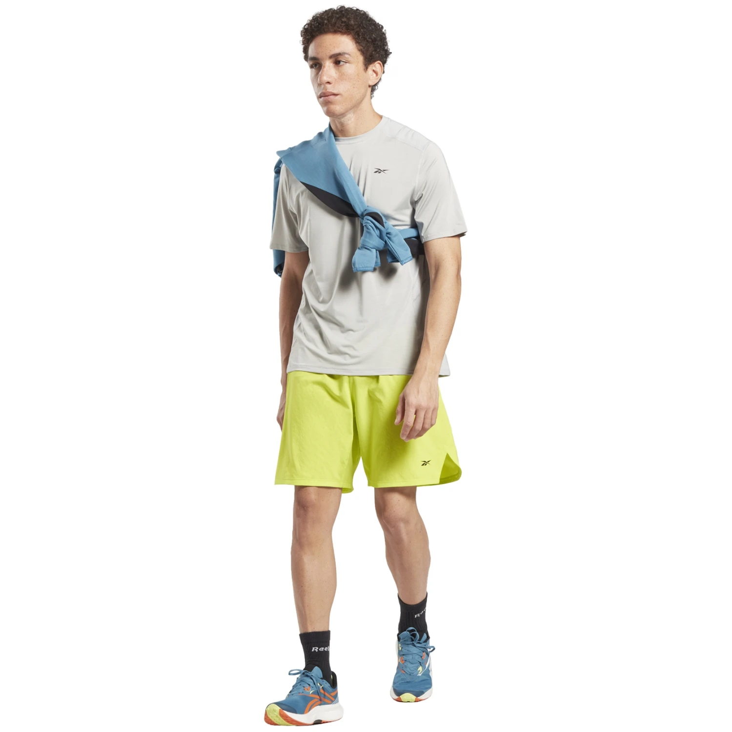 Reebok TS AC Solid Athlete Tee - Pure Grey 6 Reebok TS AC Solid Athlete Tee - Pure Grey - Afbeelding 4