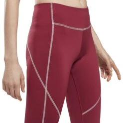 Reebok Workout Ready Big Logo Women's Tights - Punch Berry -Fitness-Mode Winkel reebok workout ready big logo women tights punch berry 3 1007149