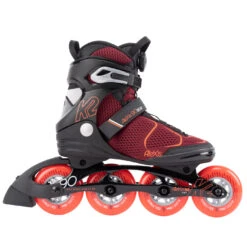 K2 ALEXIS 90 BOA - Women Fitness Inline Skates - 2022 - Burgandy - Orange