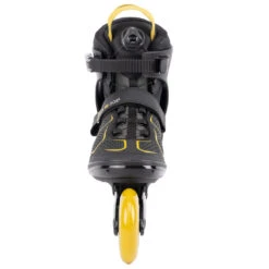 K2 F.I.T. 90 BOA - Heren Fitness Inline Skates - Grey - Mustard -Fitness-Mode Winkel s22 k2skate fit90 boa 03 1248046