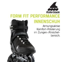 Rollerblade Sirio 84 - Men Fitness Inline Skates - 2022 - Black/white -Fitness-Mode Winkel sirio 84 10 1221760 1