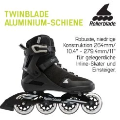Rollerblade Sirio 84 W - Women Fitness Inline Skates - 2022 - Black/coral -Fitness-Mode Winkel sirio 84 11 1221761