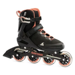 Rollerblade Sirio 84 W - Women Fitness Inline Skates - 2022 - Black/coral -Fitness-Mode Winkel sirio 84 w 1 1222092
