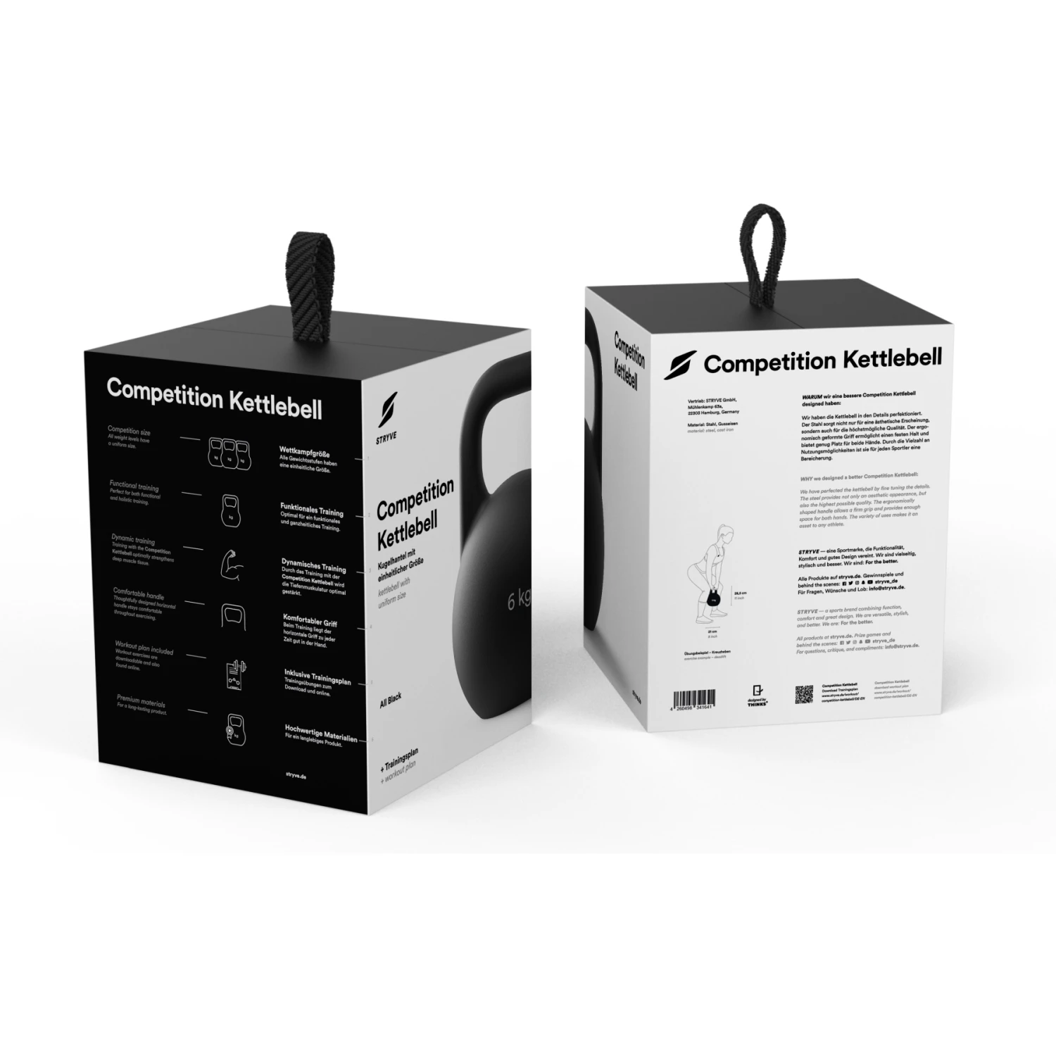 STRYVE Kettlebell 6kg 4 STRYVE Kettlebell 6kg - Afbeelding 2