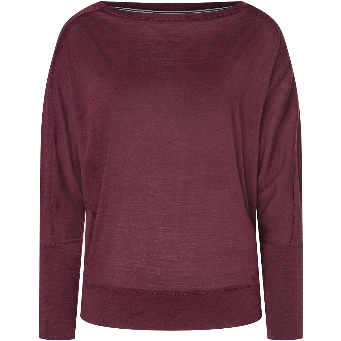 SUPER.NATURAL Kula Top Dames Shirt Met Lange Mouwen - Wine Tasting 3 SUPER.NATURAL Kula Top Dames Shirt Met Lange Mouwen - Wine Tasting
