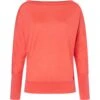 SUPER.NATURAL Kula Top Dames Shirt Met Lange Mouwen - Living Coral 1 SUPER.NATURAL Kula Top Dames Shirt Met Lange Mouwen - Living Coral -Fitness-Mode Winkel super 1416388