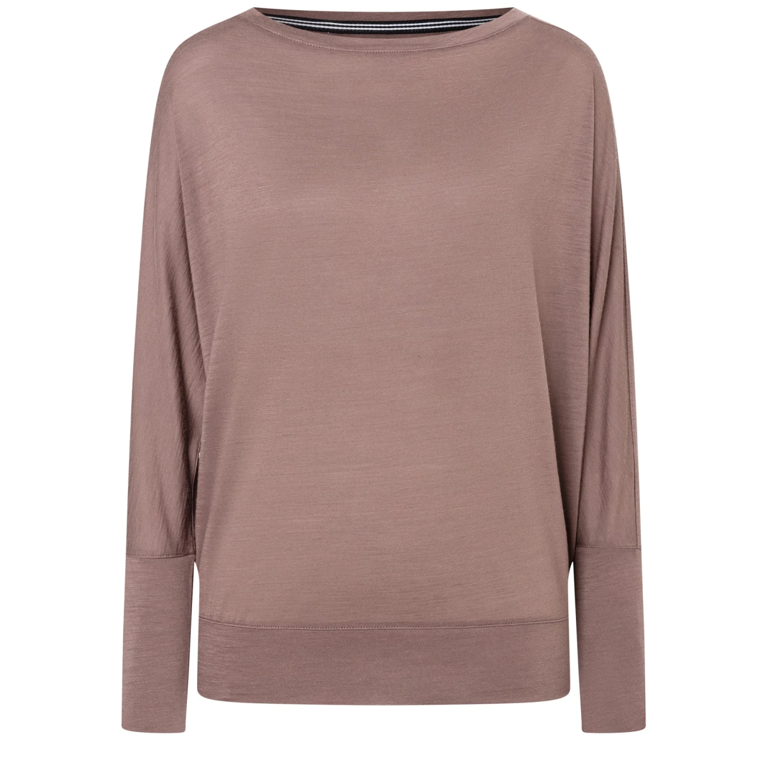 SUPER.NATURAL Kula Top Dames Shirt Met Lange Mouwen - Peppercorn 3 SUPER.NATURAL Kula Top Dames Shirt Met Lange Mouwen - Peppercorn