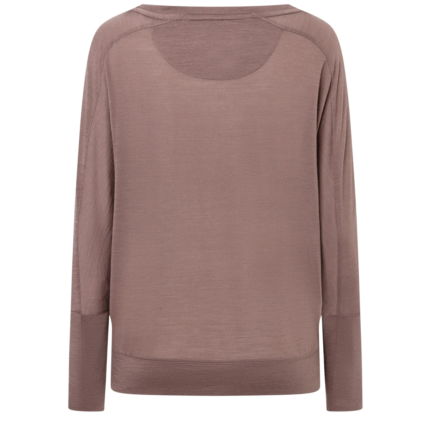 SUPER.NATURAL Kula Top Dames Shirt Met Lange Mouwen - Peppercorn 4 SUPER.NATURAL Kula Top Dames Shirt Met Lange Mouwen - Peppercorn - Afbeelding 2