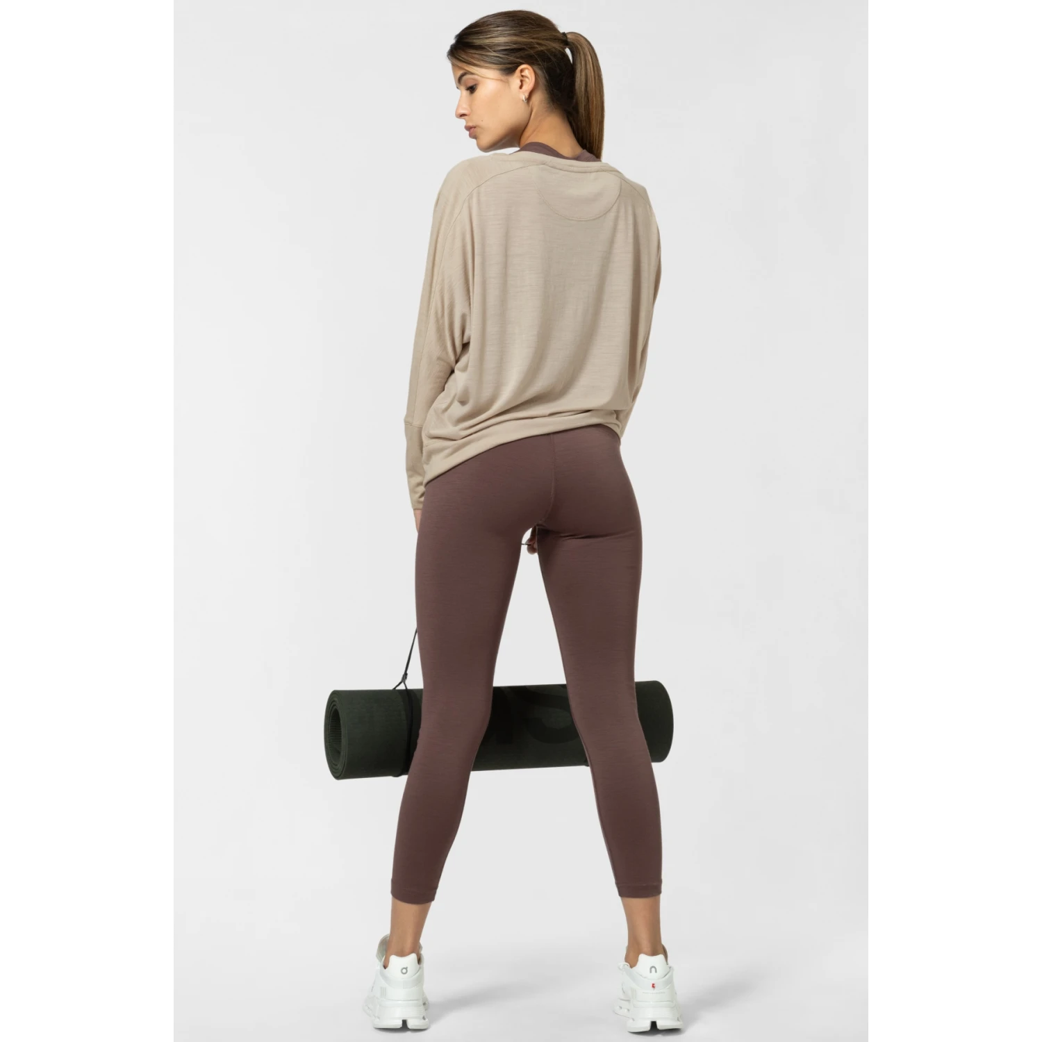 SUPER.NATURAL Kula Top Dames Shirt Met Lange Mouwen - White Pepper 7 SUPER.NATURAL Kula Top Dames Shirt Met Lange Mouwen - White Pepper - Afbeelding 5