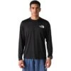 The North Face Reaxion Amp Shirt Met Lange Mouwen Heren - TNF Black -Fitness-Mode Winkel the north face mens reaxion amp long sleeve crew tnf black 1 1491682