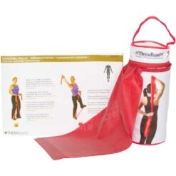 TheraBand Exercise Band Physioband 2,5m - Red - Medium Strong