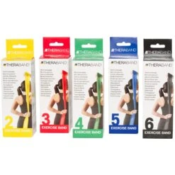 TheraBand Exercise Band Physioband 2,5m - Yellow - Light -Fitness-Mode Winkel theraband physioband uebersicht 01 1070280 2