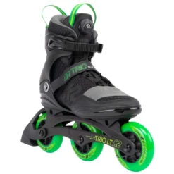 K2 TRIO LT 100 BOA - Urban Inline Skates - Black / Green