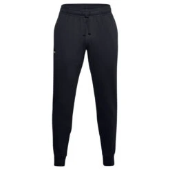 Under Armour UA Rival Fleece Joggingbroek Heren - Zwart/Onyx White -Fitness-Mode Winkel ua m ua rival fleece joggers black 1 871862