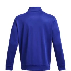 Under Armour Armour Fleece® Met Korte Rits Heren - Team Royal/Zwart -Fitness-Mode Winkel under armour mens armour fleece 1 4 zip team royal black 4 1561460