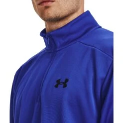 Under Armour Armour Fleece® Met Korte Rits Heren - Team Royal/Zwart -Fitness-Mode Winkel under armour mens armour fleece 1 4 zip team royal black 5 1561461