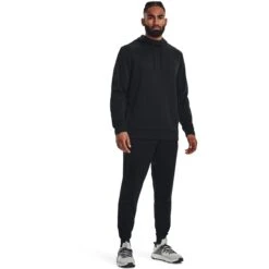 Under Armour Armour Fleece® Joggingbroek Heren - Zwart/Zwart -Fitness-Mode Winkel under armour mens armour fleece joggers black black 5 1334215