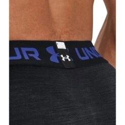 Under Armour ColdGear® Twist Legging Heren - Zwart/Team Royal -Fitness-Mode Winkel under armour mens coldgear twist leggings black team royal 5 1561504