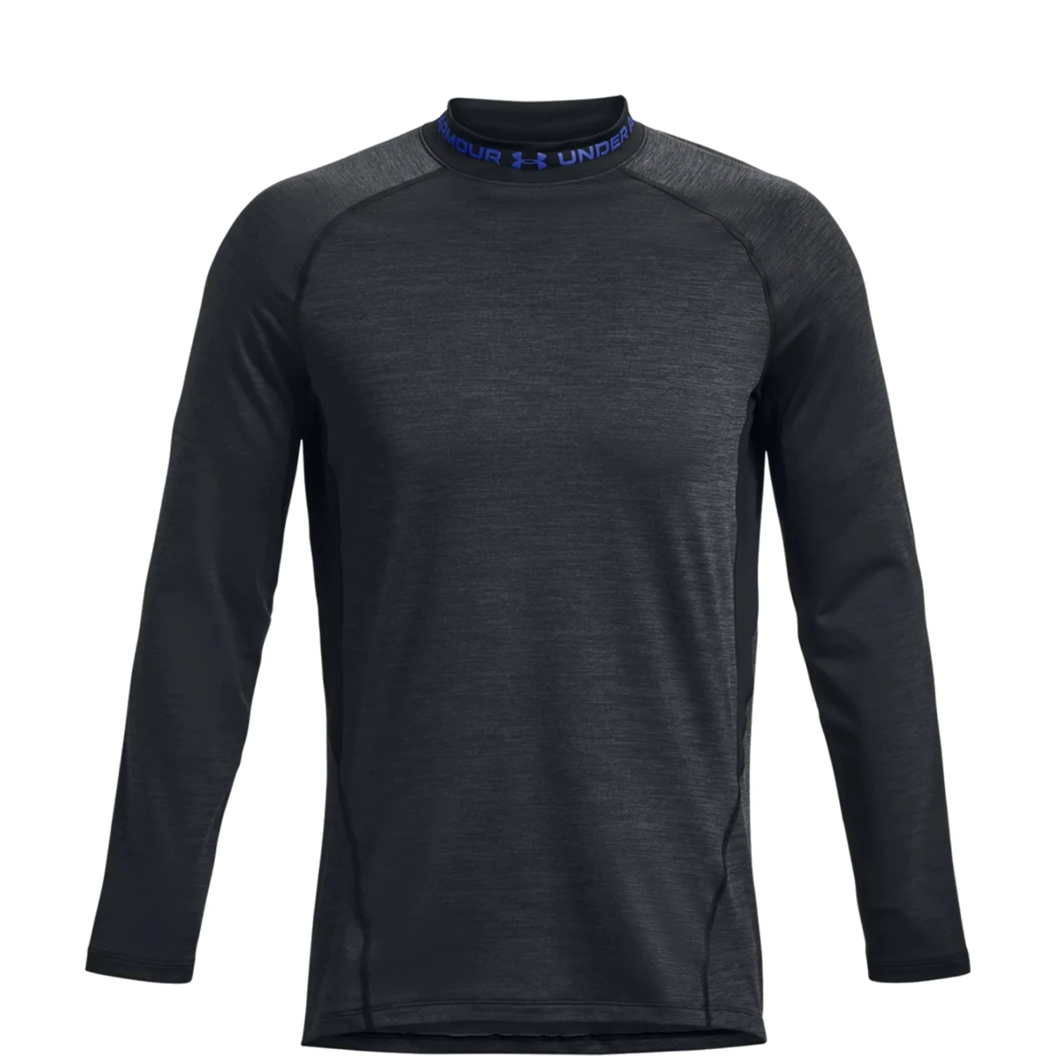 Under Armour ColdGear® Twist Mock Shirt Met Lange Mouwen Heren - Zwart/Team Royal 5 Under Armour ColdGear® Twist Mock Shirt Met Lange Mouwen Heren - Zwart/Team Royal - Afbeelding 3