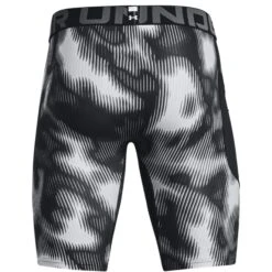 Under Armour HeatGear® Printed Long Short Heren - Zwart/Wit -Fitness-Mode Winkel under armour mens heatgear printed long shorts black white 4 1527372