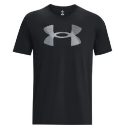 Under Armour UA Big Logo Fill Shirt Met Korte Mouwen Heren - Zwart/Pitch Gray -Fitness-Mode Winkel under armour mens ua big logo fill short sleeve shirt black pitch gray 3 1527410