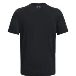 Under Armour UA Big Logo Fill Shirt Met Korte Mouwen Heren - Zwart/Pitch Gray -Fitness-Mode Winkel under armour mens ua big logo fill short sleeve shirt black pitch gray 4 1527411