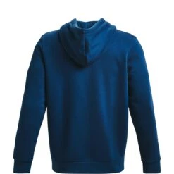Under Armour UA Essential Fleece Hoodie Heren - Varsity Blue/Wit -Fitness-Mode Winkel under armour mens ua essential fleece hoodie varsity blue white 4 1527714