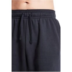Under Armour UA Rival Fleece Big Logo Short Heren - Zwart/Onyx White -Fitness-Mode Winkel under armour mens ua rival fleece big logo shorts black onyx white 9 1336201