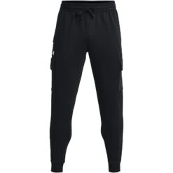 Under Armour UA Rival Fleece Cargo Joggingbroek Heren - Zwart/Wit