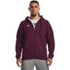 Under Armour UA Rival Fleece Hoodie Met Volledige Rits Heren - Dark Maroon/Wit 2 Under Armour UA Rival Fleece Hoodie Met Volledige Rits Heren - Dark Maroon/Wit -Fitness-Mode Winkel under armour mens ua rival fleece full zip hoodie dark maroon white 1 1529023