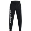 Under Armour UA Rival Fleece Graphic Joggingbroek Heren - Zwart/Wit -Fitness-Mode Winkel under armour mens ua rival fleece graphic joggers black white 1 1561667
