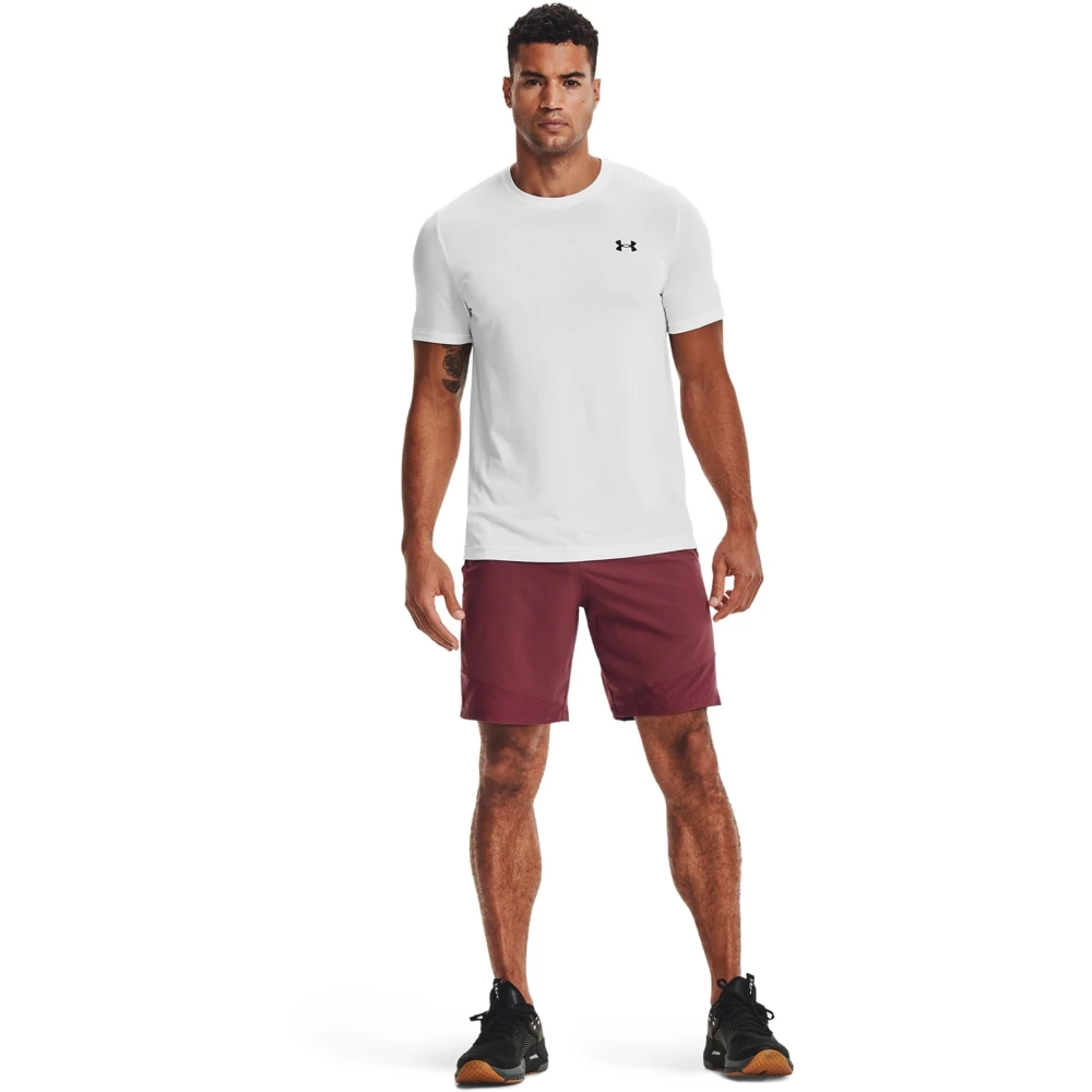 Under Armour UA Seamless T-Shirt Heren - Wit/Zwart 8 Under Armour UA Seamless T-Shirt Heren - Wit/Zwart - Afbeelding 6