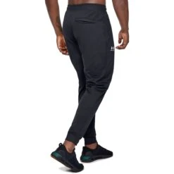 Under Armour UA Sportstyle Joggingbroek Heren - Zwart/Wit -Fitness-Mode Winkel under armour mens ua sportstyle joggers black white 2 1466879