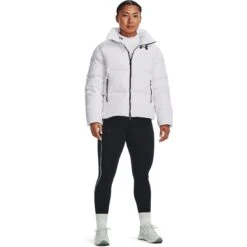 Under Armour UA Train Cold Weather Full-Length Tight Dames - Black/Jet Gray -Fitness-Mode Winkel under armour women train cw legging black jet gray 6 1283034