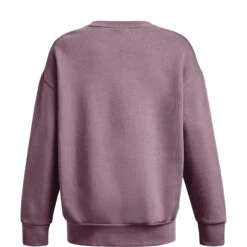 Under Armour UA Essential Fleece Oversized Crew Shirt Dames - Misty Purple/Wit -Fitness-Mode Winkel under armour womens ua essential fleece oversized crew sweatshirt misty purple white 4 1527681