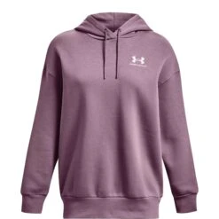 Under Armour UA Essential Fleece Oversized Hoodie Dames - Misty Purple/Wit 10 Under Armour UA Essential Fleece Oversized Hoodie Dames - Misty Purple/Wit -Fitness-Mode Winkel under armour womens ua essential fleece oversized hoodie misty purple white 3 1527701