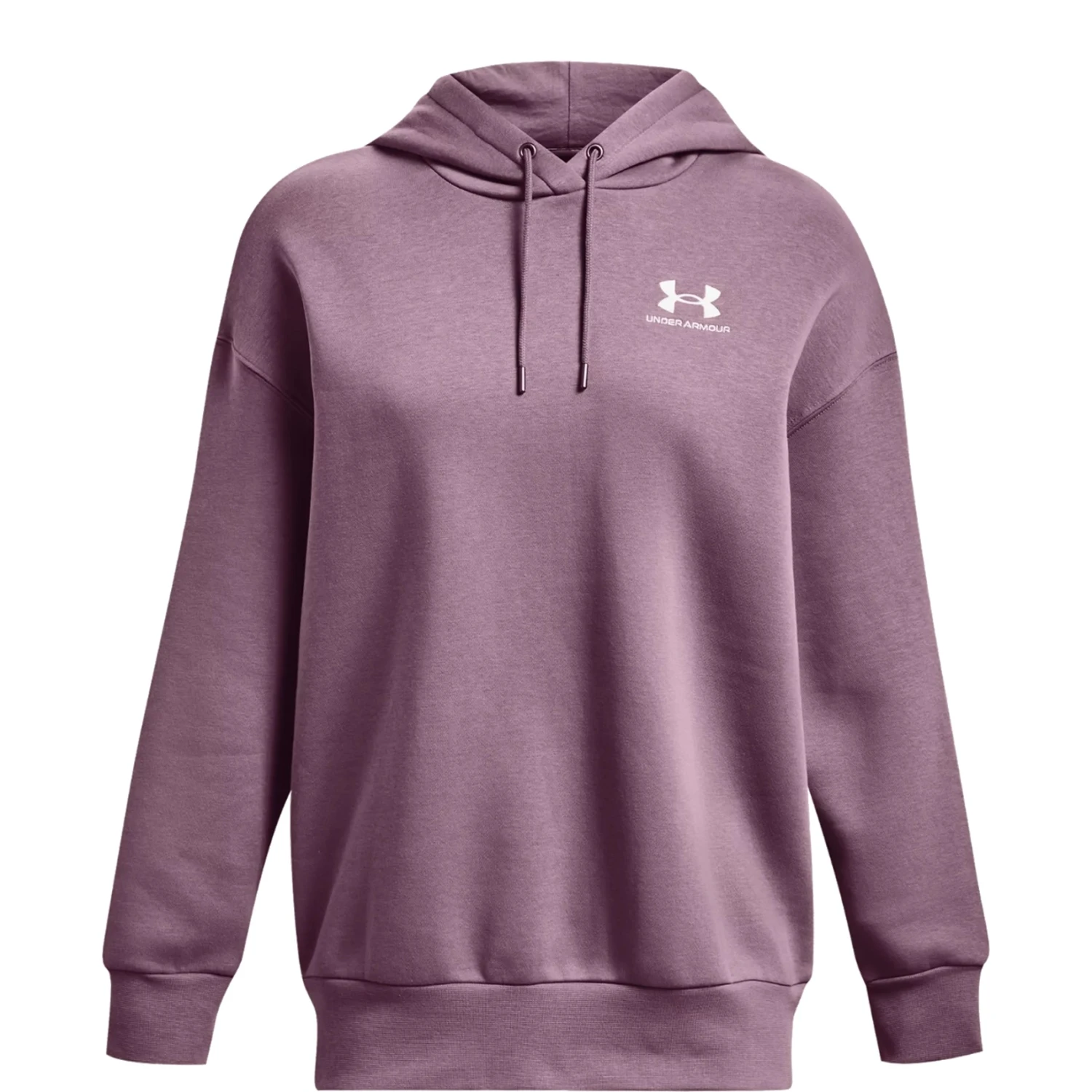 Under Armour UA Essential Fleece Oversized Hoodie Dames - Misty Purple/Wit 5 Under Armour UA Essential Fleece Oversized Hoodie Dames - Misty Purple/Wit - Afbeelding 3