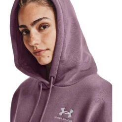 Under Armour UA Essential Fleece Oversized Hoodie Dames - Misty Purple/Wit 12 Under Armour UA Essential Fleece Oversized Hoodie Dames - Misty Purple/Wit -Fitness-Mode Winkel under armour womens ua essential fleece oversized hoodie misty purple white 5 1527703