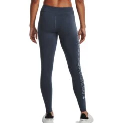 Under Armour UA Favorite Wordmark Legging Dames - Downpour Gray/Harbor Blue -Fitness-Mode Winkel under armour womens ua favorite wordmark leggings downpour gray harbor blue 3 1527468