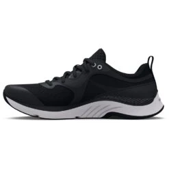 Under Armour UA HOVR™ Omnia Fitness-Schoenen Dames - Zwart/Zwart/Wit -Fitness-Mode Winkel under armour womens ua hovr omnia training shoes black black white 3 1229629