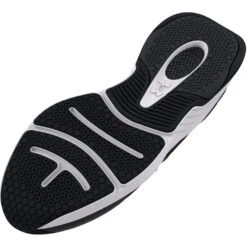 Under Armour UA HOVR™ Omnia Fitness-Schoenen Dames - Zwart/Zwart/Wit -Fitness-Mode Winkel under armour womens ua hovr omnia training shoes black black white 4 1229630