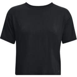 Under Armour UA Motion Shirt Met Korte Mouwen Dames - Zwart/Jet Gray -Fitness-Mode Winkel under armour womens ua motion short sleeve shirt black jet gray 3 1527388